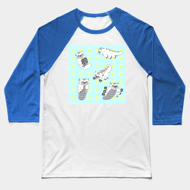 Blep Baseball T-Shirt by LadybugDraws